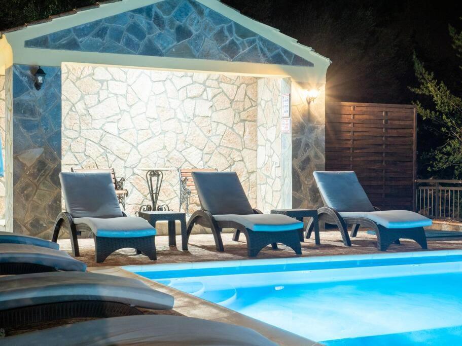 Poli House Family Villa W/ Pool Corfu  Eksteriør bilde