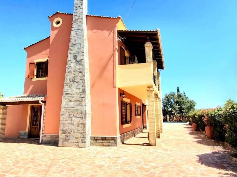 Poli House Family Villa W/ Pool Corfu  Eksteriør bilde