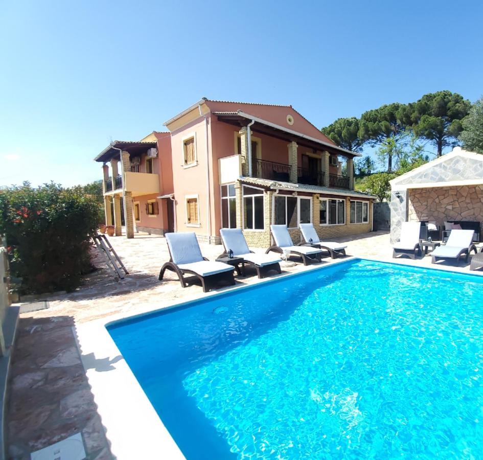 Poli House Family Villa W/ Pool Corfu  Eksteriør bilde